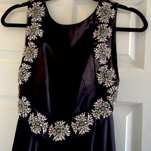 New Ted Baker size 0 embellished backless dress